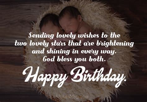 Best Birthday Wishes For Twins Wishesmsg