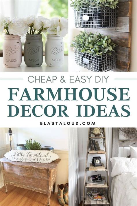 15 Easy Diy Farmhouse Decor Projects You Can Do On A Budget Diy