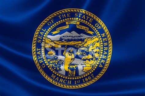 Nebraska State Flag Stock Photo Royalty Free Freeimages