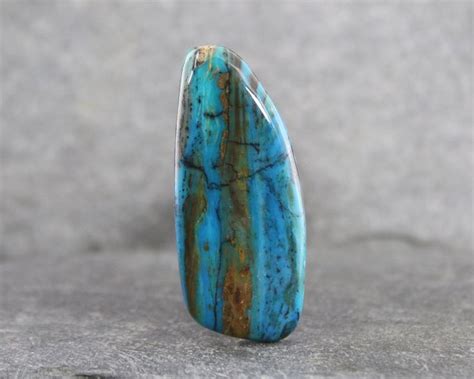 Peruvian Blue Opal Designer Cabochon Rare Electric Blue Opal Etsy