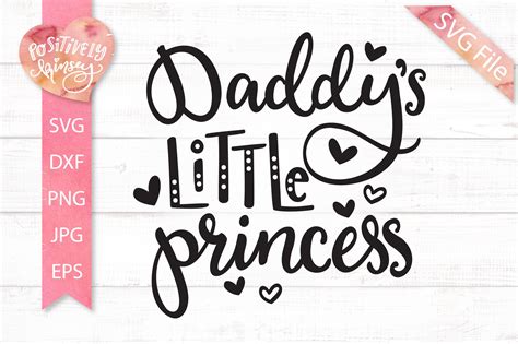 Daddys Little Princess Svg Cute Daddys Girl Svg For Girl 1243900