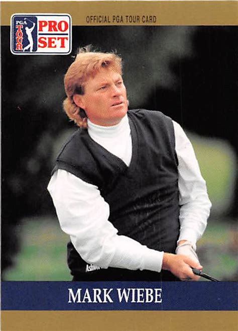 Mark Wiebe Trading Card Golf Golfer Pga San Jose State University