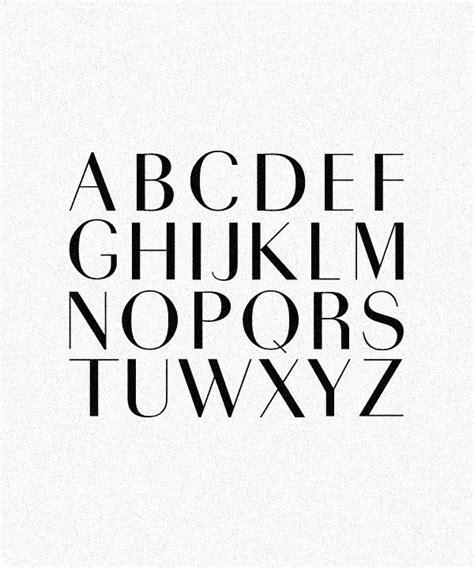 Sans Serif Didot On Behance Typography Alphabet Typography Fonts