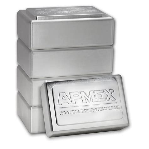 1 Kilo Silver Bar Apmex Stackableira Approved