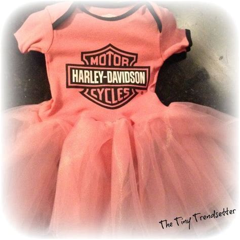 Biker Babygenuine Harley Davidson Baby Girl Outfit Harley Davidson