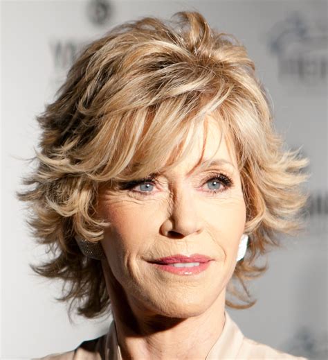 Jane Fonda's highlighted shag takes her full circle (since she wore the