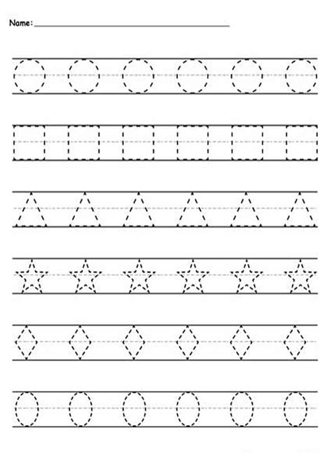 Tracing Lines Worksheet For Toddlers