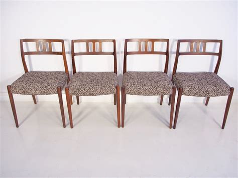 Set Of Four Rosewood Model 79 Chairs By Niels Otto Møller 74077