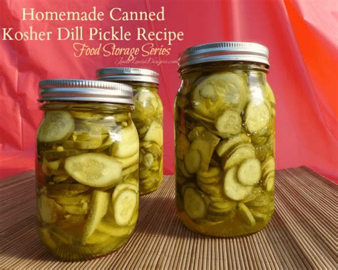 Canned Dill Pickle Recipe Homemade Pickles