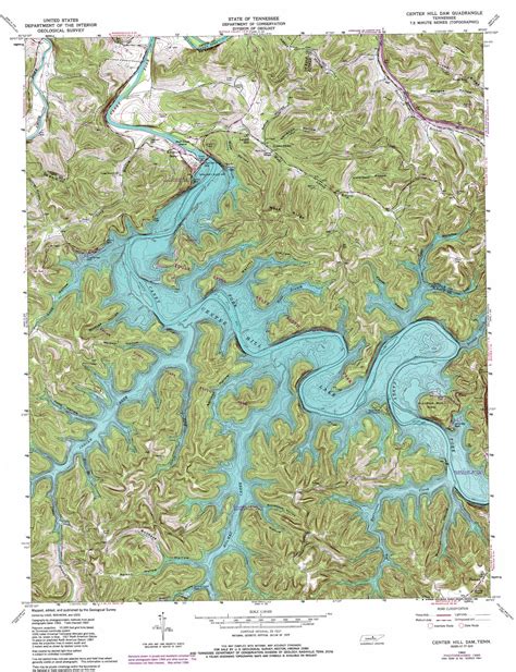 Tennessee River Dams Map