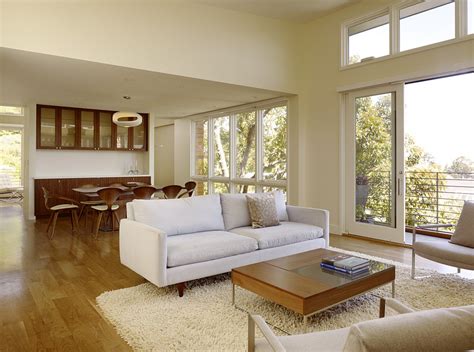White minimalist living room interior design inspiration. Minimalist Living Room Combination With Dining Room #5872 ...