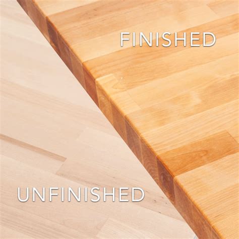 Common Unfinished Birch Butcher Block Sealing And Finishing Options Are