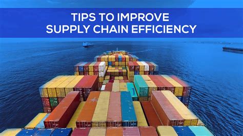 Tips To Improve Supply Chain Efficiency Transglobe Academy