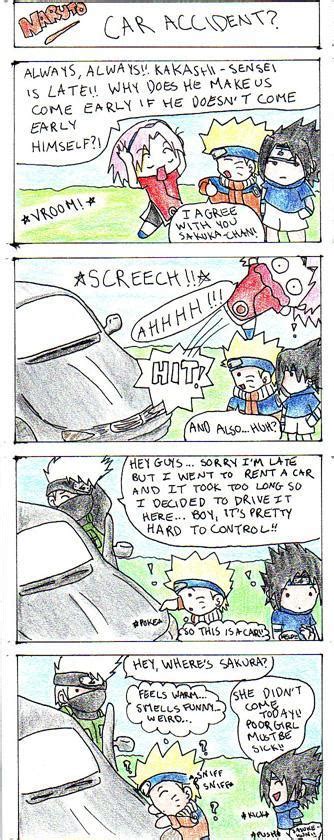 Naruto Comic Album On The Duck Car Accident
