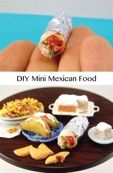 Dollhouse Miniature Mexican Food Tutorial Miniature Food Tutorial