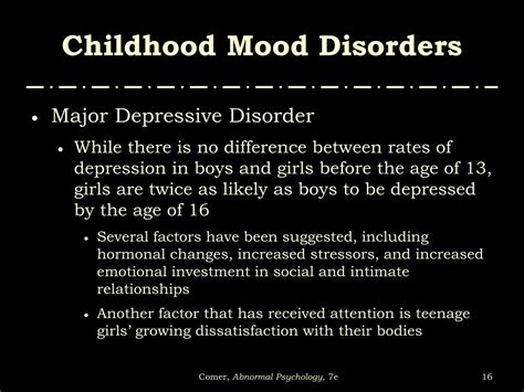 Ppt Disorders Of Childhood And Adolescence Powerpoint Presentation