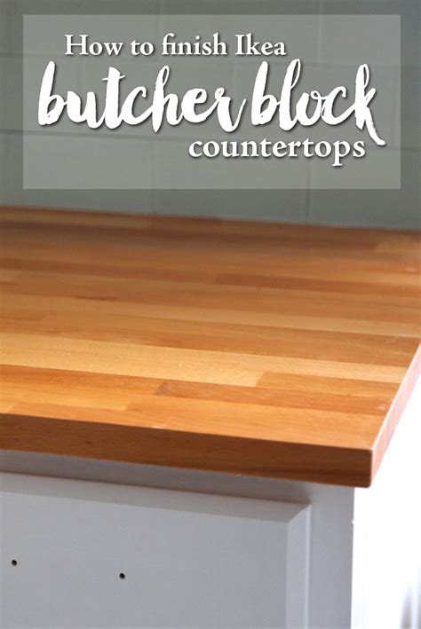 How To Install Ikea Butcher Block Countertops — Weekend Craft