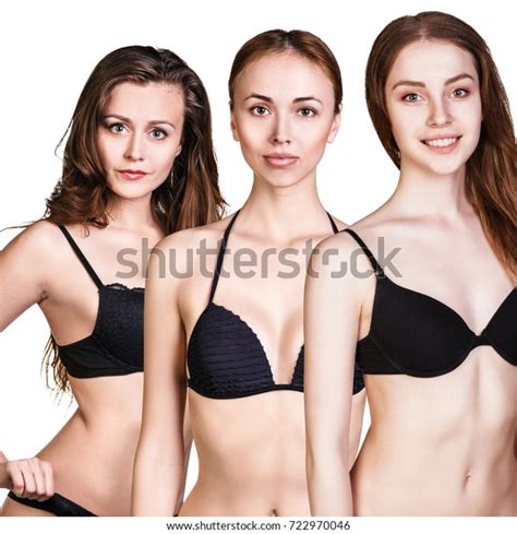 Collage Womans Perfect Body Black Underwear Stock Photo Shutterstock