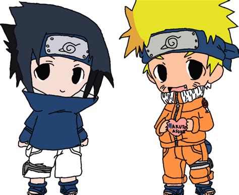 Naruto Y Sasuke Chibi Ibispaint