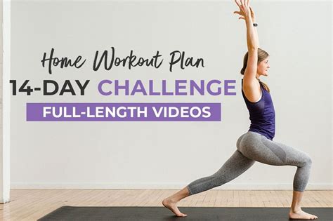 14 Day Workout Challenge Full Body Workout Plan Nourish Move Love
