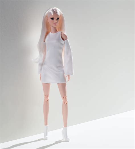 Barbie Signature Looks Doll Tall Blonde Fully Posable Fashion Doll Wearing White Dress