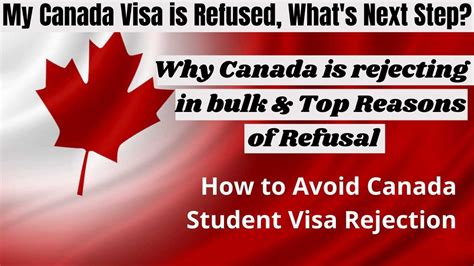 Visa Refusal Reasons Steps After Canada Refusal Study Permit Guide