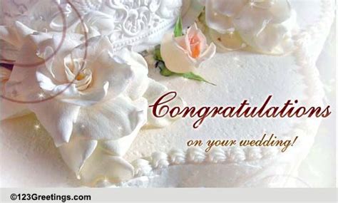 Wishes For The Newly Married Couple Free Congratulations Ecards 123