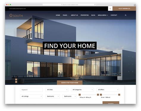 South Free Html Real Estate Website Template Colorlib