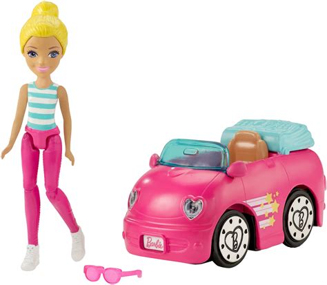 Barbie On The Go Pink Car And Doll