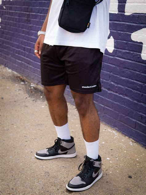 How To Wear Basketball Shorts In A Casual Outfit Featuring The Standard Attire Mesh Short