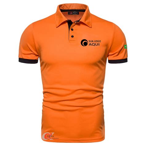 Camisa Camiseta Gola Polo Personalizada Para Uniformes Kits A Partir