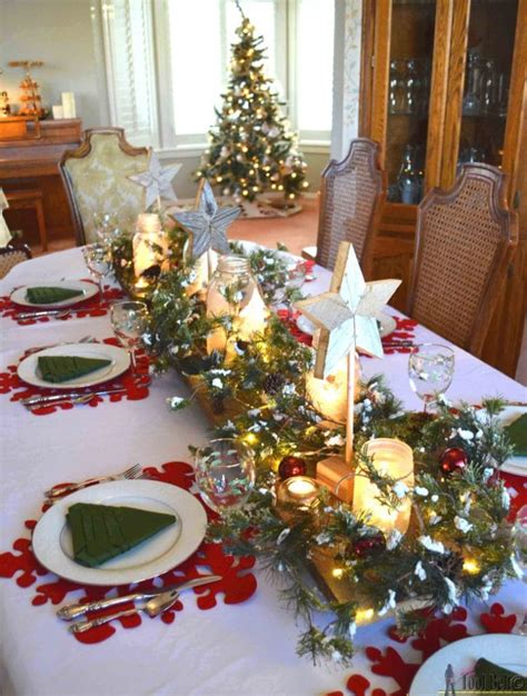 27 Gorgeous Christmas Table Decorations And Settings A Piece Of Rainbow