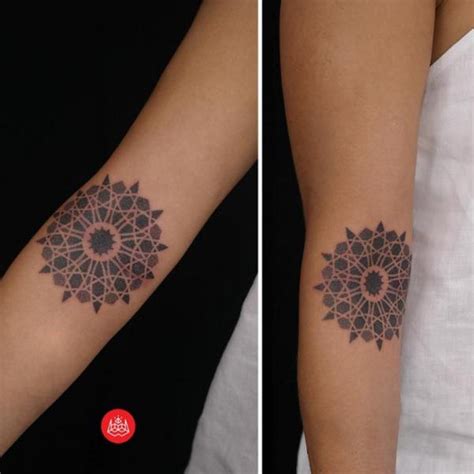 Simple Mandala Dotwork Tattoo By 2vision Estudio Best Tattoo Ideas