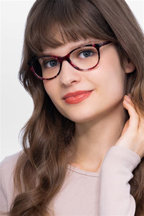 Depth Cat Eye Floral Glasses For Women Eyebuydirect Canada