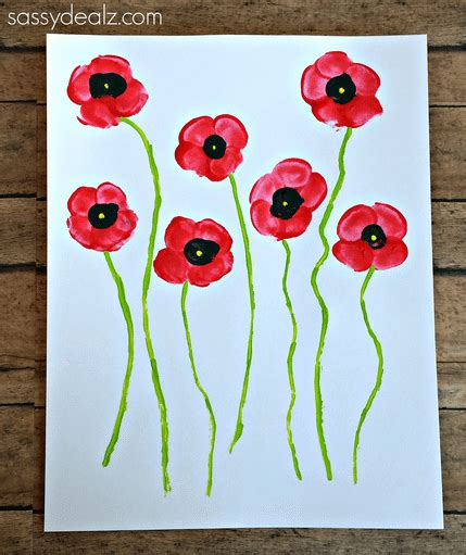 10 Poppy Crafts for Remembrance Day