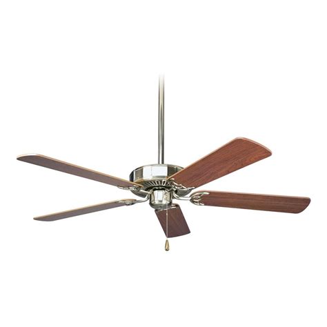 Star fans star 7 downrod mount, 2 it creates lots of noise in small rooms. Progress Ceiling Fan Without Light in Brushed Nickel ...