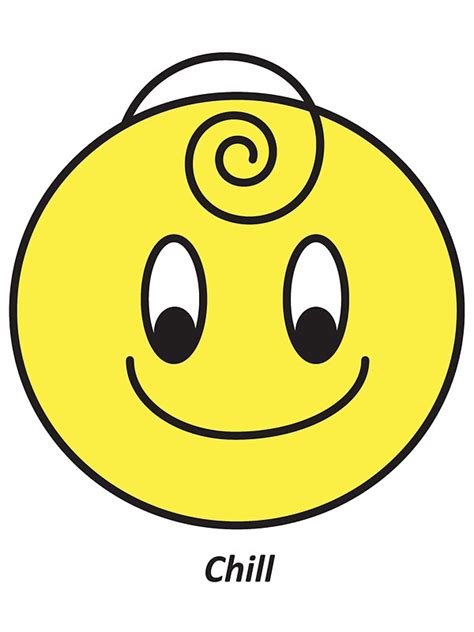 Chill Smiley Face Stickers By Taylorize Redbubble