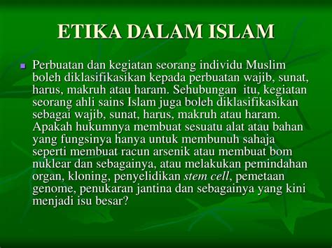 Pengertian Etika Moral Dan Akhlak Dalam Islam