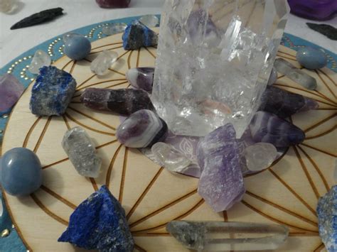 Psychic Abilities Enhancement Crystal Grid Using Crystals To Increase