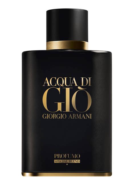 Acqua Di Gio Profumo Special Blend Giorgio Armani Una Nuova Fragranza Da Uomo