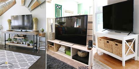 Plans are more or less exhaustive, so it's better to read them before starting work and check if they contains all necessary informations. 15 Free DIY TV Stand Plans - Cool DIYs