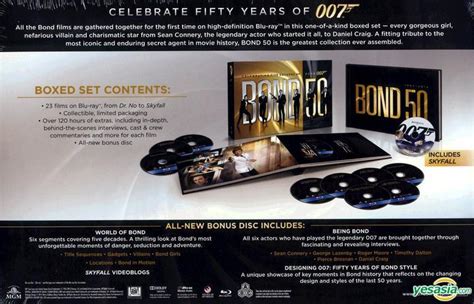 Hello, trend mate, this time the manager will share. YESASIA: Bond 50: The Complete 23 Film Collection (Blu-ray ...