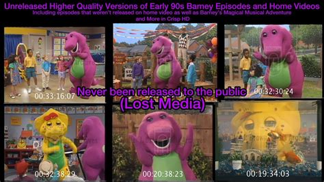Lost Media Unreleased Higher Quality Versions Of Early 90s Barney