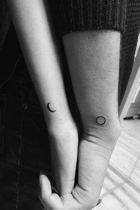 Matching Sun And Moon Couples Tattoo With Images Moon Sun Tattoo