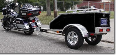 Our motorcycle camping trailers are a spacious home away from home. Pull Behind Motorcycle Trailer