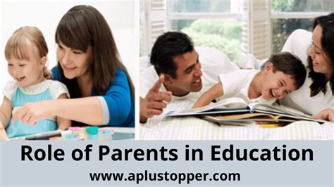 Role Of Parents In Education A Plus Topper