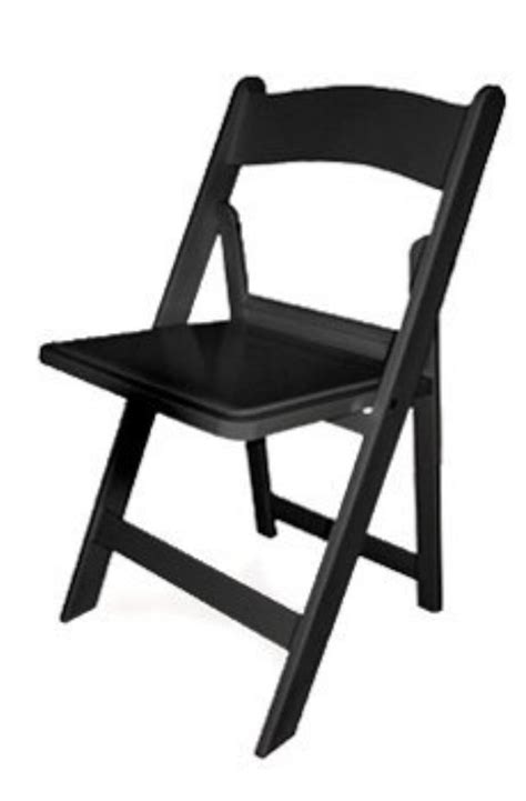 Folding chairs available in various colours, brand new in boxes. Black padded folding chair resin rentals Memphis TN ...