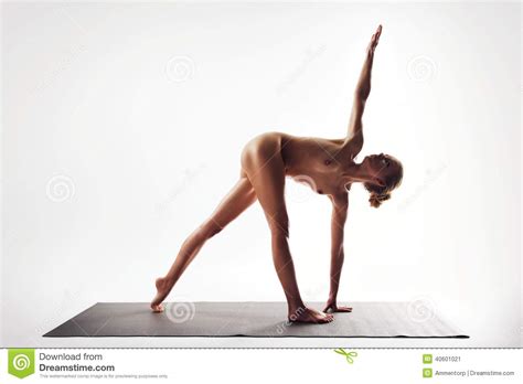 Naked Girl Stretching Telegraph
