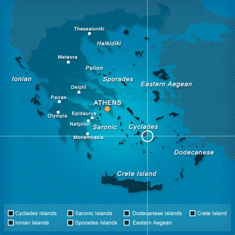 Map Of Koufonisia Island Greece