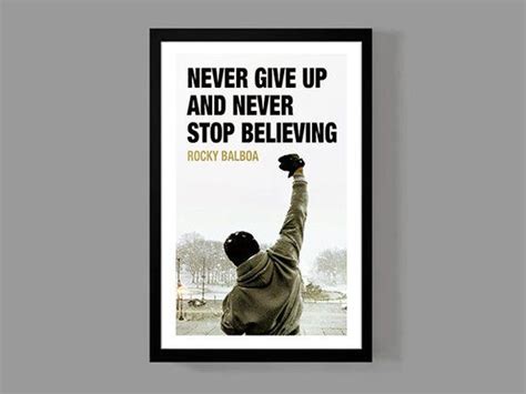 This means that no physical item will be. Rocky Movie Poster - Rocky Balboa Inspirational Quote Print - Inspirational, Motivational ...